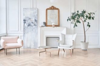 woonkamer zonder banken trend